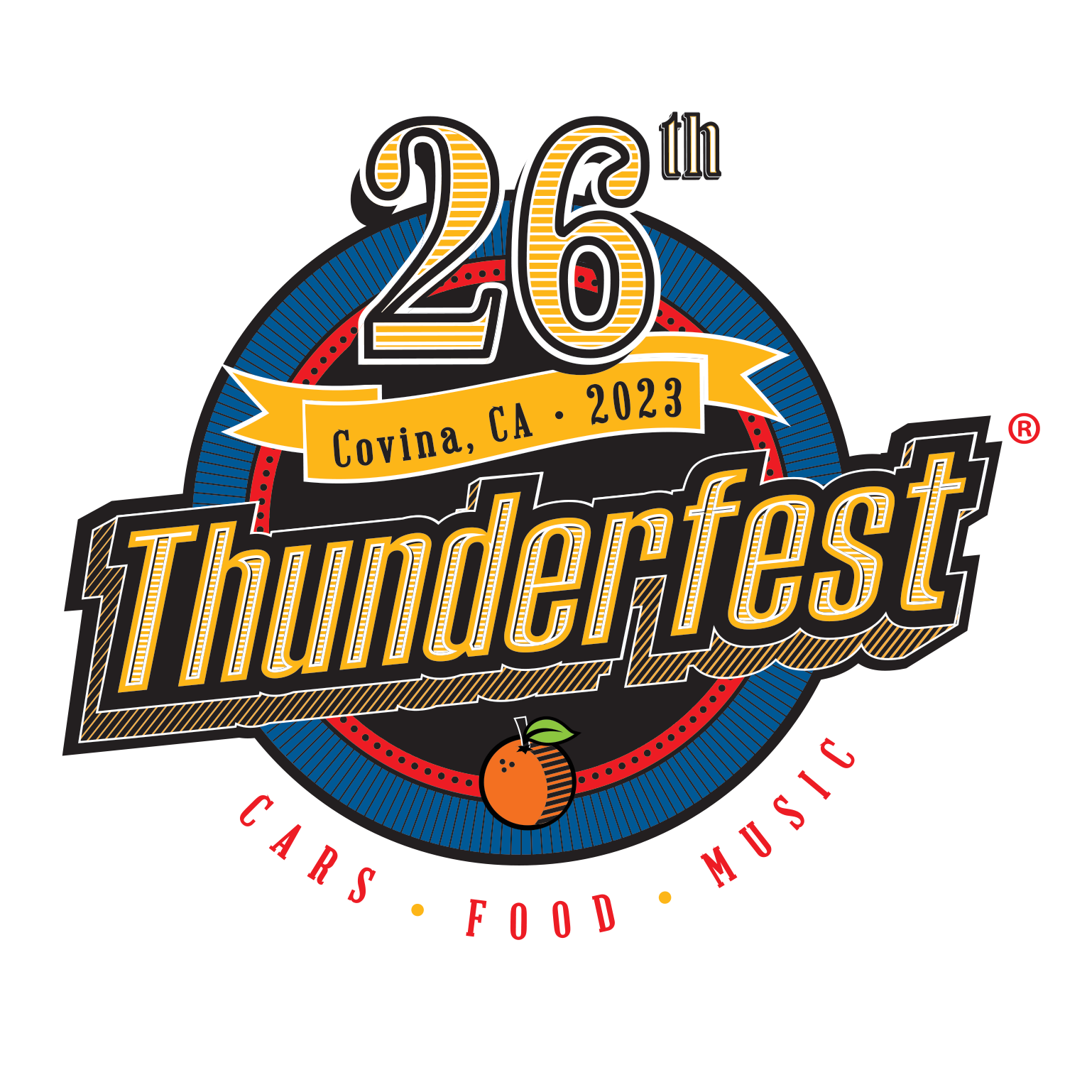 26th Annual Thunderfest 2023 Logo